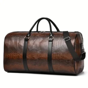 Genteluxio™ CrocoVoyager Duffle