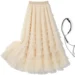 apricot-mesh-cake-skirt-high-quality-version