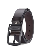 MIDNIGHT SOVEREIGN™ – Black Buckle Genuine Leather Belt