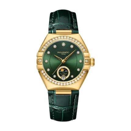 ROLENDO™ Emerald Royale Automatic Watch