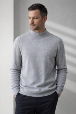 Mercurius Elite™ – Wool Half Turtleneck Jumper