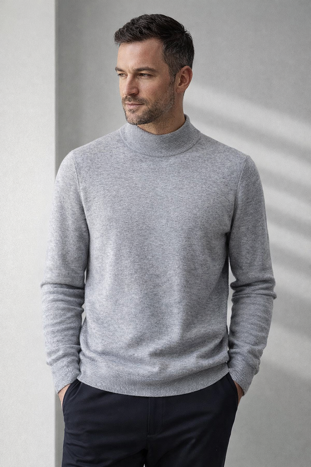 ChatGPT Image Mar 17, 2026, 05_13_25 PM Mercurius Elite™ – Wool Half Turtleneck Jumper - Image 1