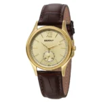 AURELIUS SLIM™ Ultra-Thin Gold Quartz Watch – Classic Leather Strap Business Dress Watch for Men - Image 2