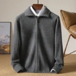 MERINOLUX™ Executive Zip Cardigan - Image 8