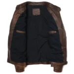 RUSTFORGE™ Classic Biker Leather Coat – Vintage Men’s Genuine Cowhide Motorcycle Jacket - Image 4