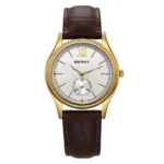 AURELIUS SLIM™ Ultra-Thin Gold Quartz Watch – Classic Leather Strap Business Dress Watch for Men - Image 12