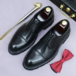 REGAL PLATFORM™ British Leather Dress Shoes – Handmade British Retro Wedding & Formal Shoes for Men - Image 8