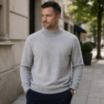 Mercurius Elite™ – Wool Half Turtleneck Jumper - Image 14