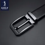 Men’s Genuine Leather Golf Belt – Needle Buckle Cowhide Business Casual - Image 6