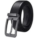 Men’s Genuine Leather Golf Belt – Needle Buckle Cowhide Business Casual