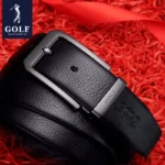 Men’s Genuine Leather Golf Belt – Needle Buckle Cowhide Business Casual - Image 2